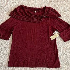 Women’s Reba 3/4 sleeve sweater plus size 2X